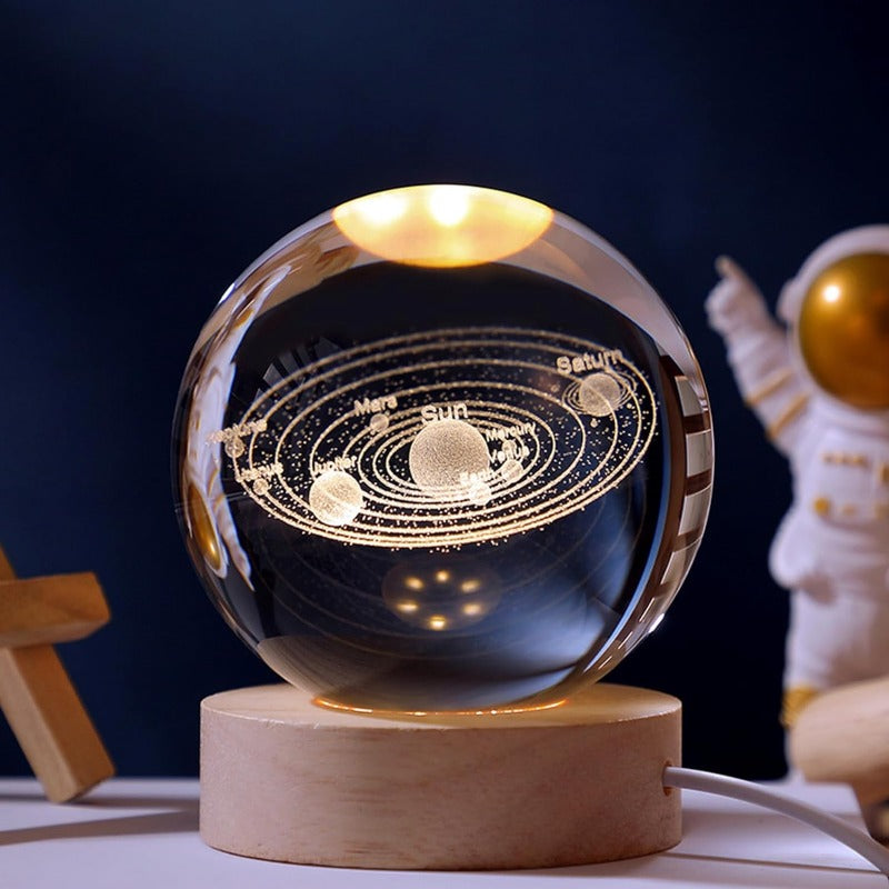 Solar System 3D Sphere Night Light