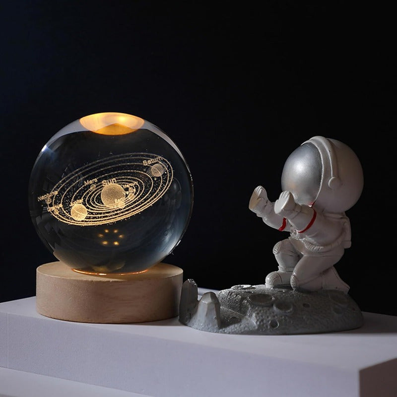 Solar System 3D Sphere Night Light