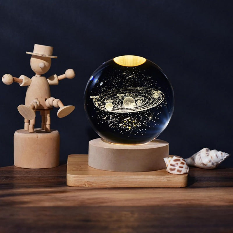 Solar System 3D Sphere Night Light