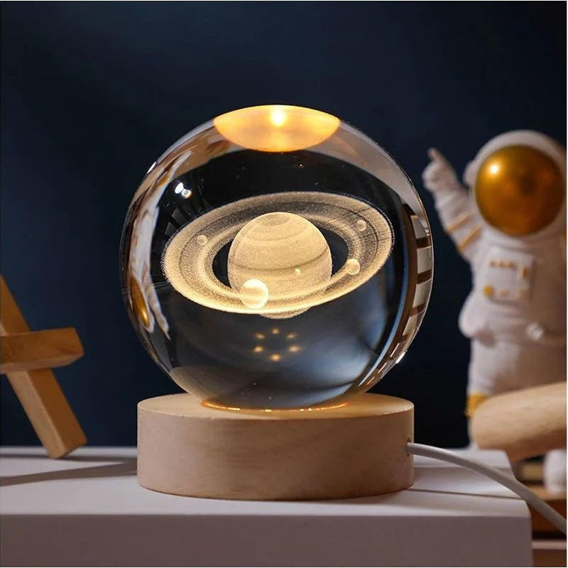 Solar System 3D Sphere Night Light