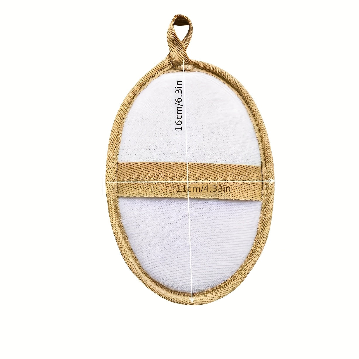 2/4pcs Natural Exfoliating Loofah Pads, Body Scrubbers, Portable Luffa Sponges